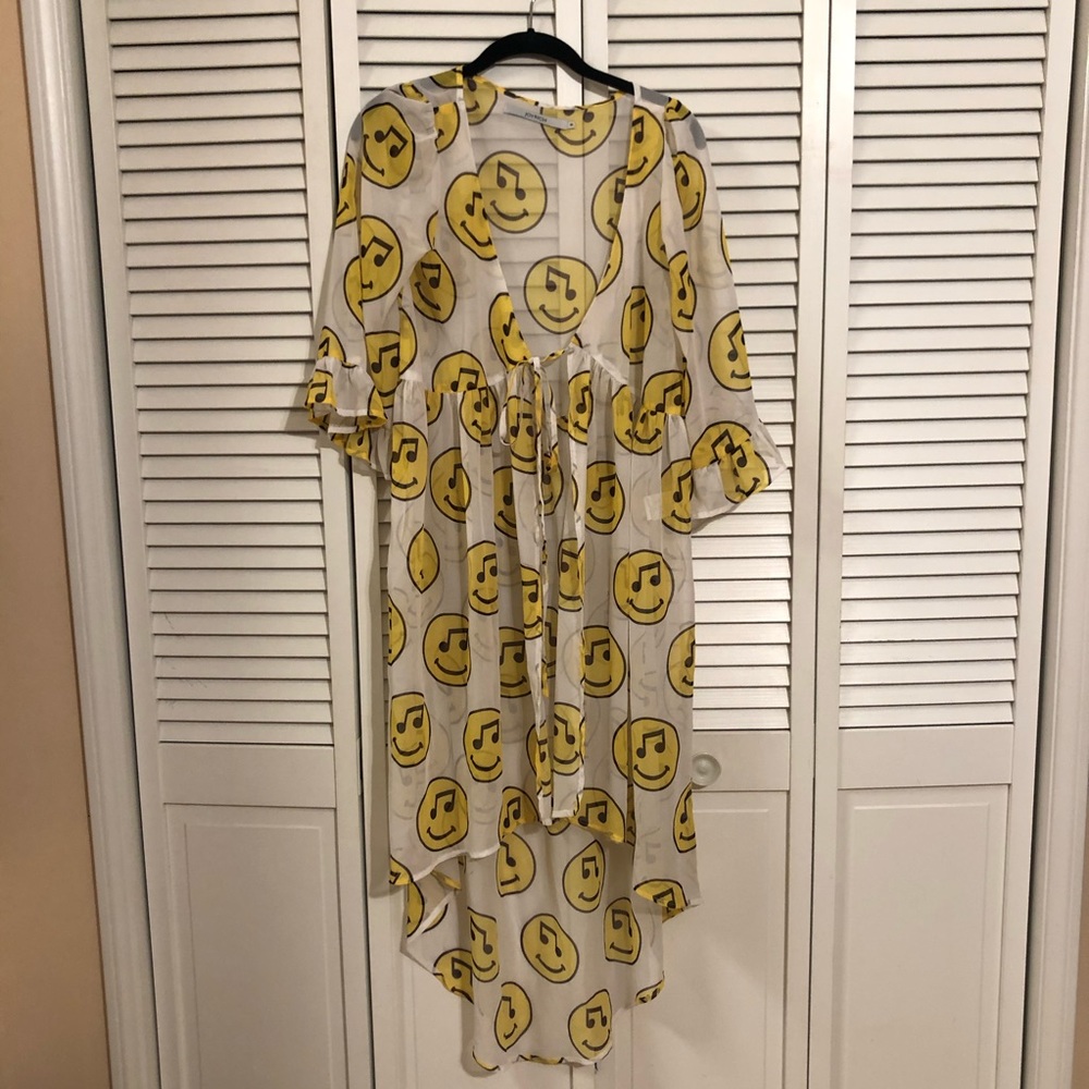 Joyrich Happy Music Face Kimono 🙂🎵 - Picture 4 of 7